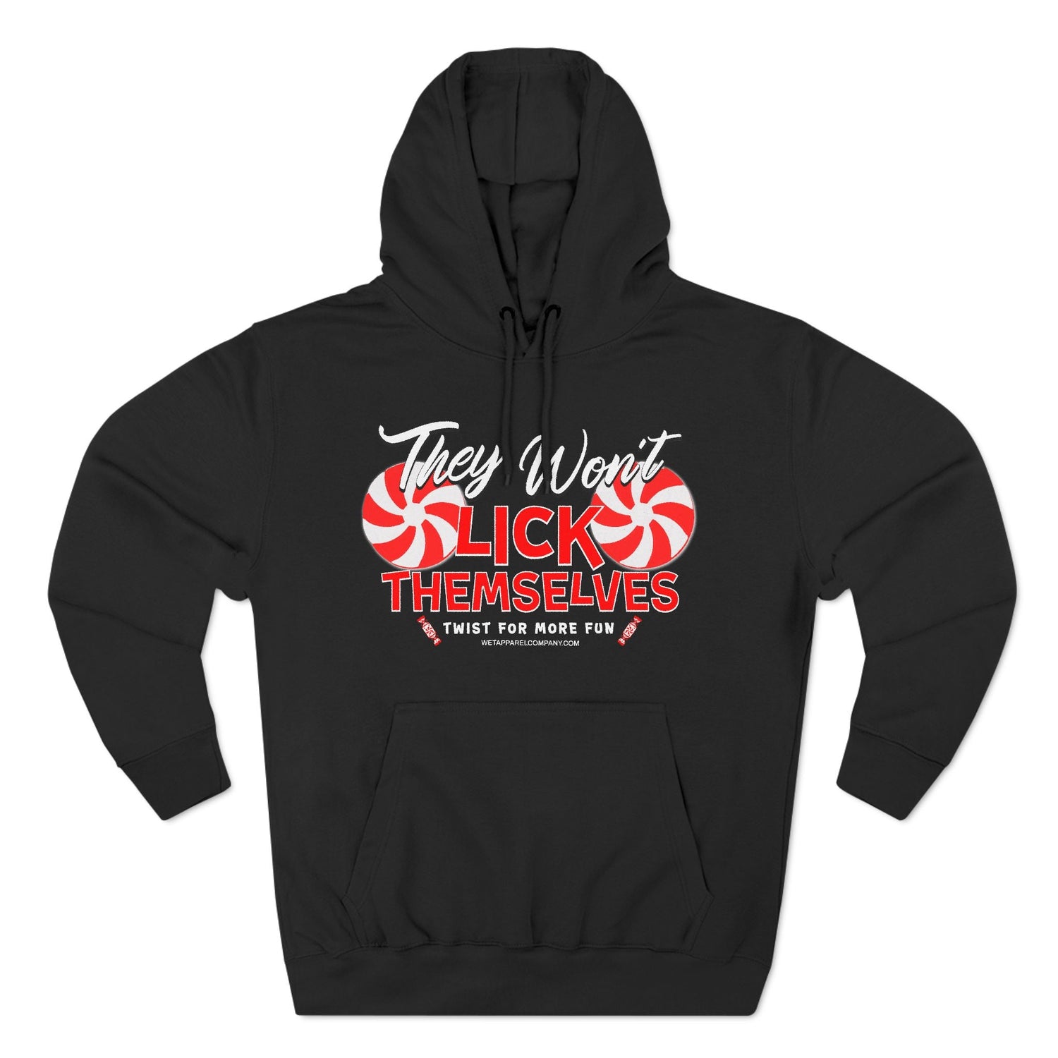 novelty hoodie for women, they won't lick themselves, funny hoodie